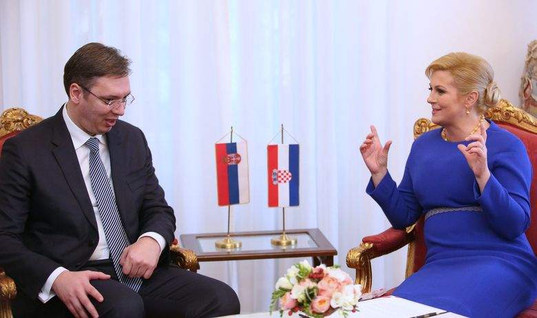 Grabar-Kitarović i Vučić u zajedničkoj misiji (de)stabilizacije regije